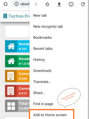 Step 10- Techno Property Software- How it works for Mobile