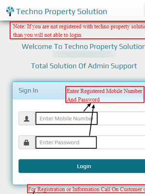 Step 3- Techno Property Software- How it works for Mobile